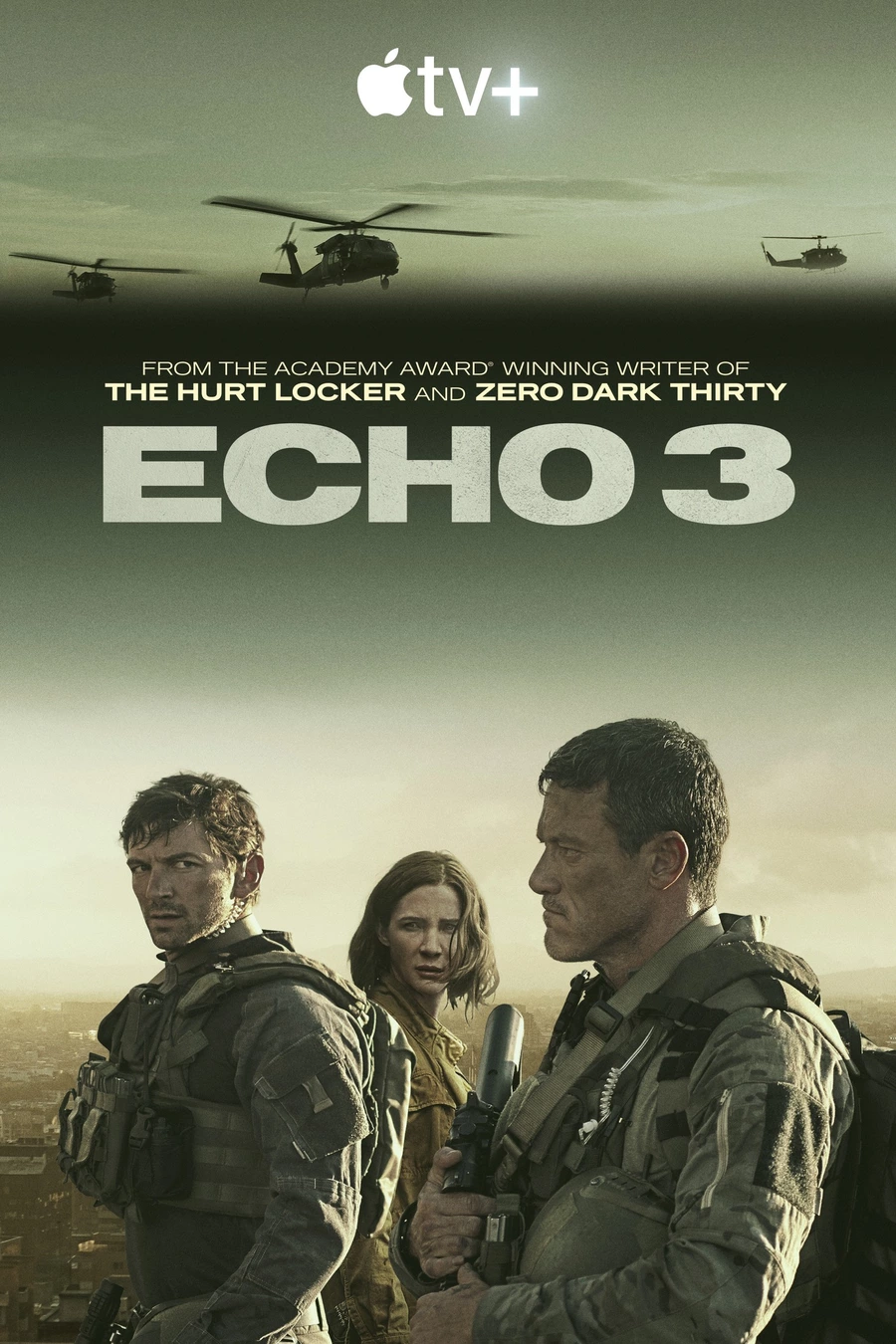Yesterday on "Apple TV+" released a multi-episode action movie «Echo 3», starring Michiel Huisman and Luke Evans.. The action thriller is set in South America. When Amber Chesborough - a brilliant young scientist who is the heart of a small American family - disappears on the border between Colombia and Venezuela, her brother Bambi and husband Prince, both of whom have extensive military experience and a troubled past, rush to find her.
The project is written and directed by Marc Boal, screenwriter and producer of «The Hurt Locker», «Zero Dark Thirty», «Detroit» and «Triple Frontier».