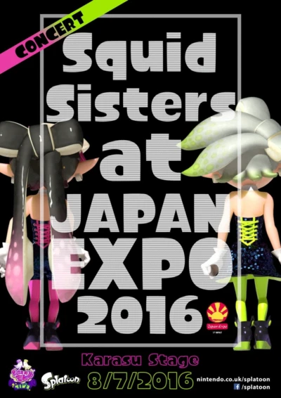 Splatoon - Squid Sisters Concert at Japan Expo 2016