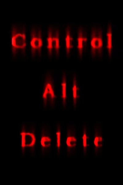 Control Alt Delete