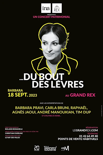 Immortelle Barbara - « …Du bout des lèvres » au Grand Rex à Paris, le 18/09/2023