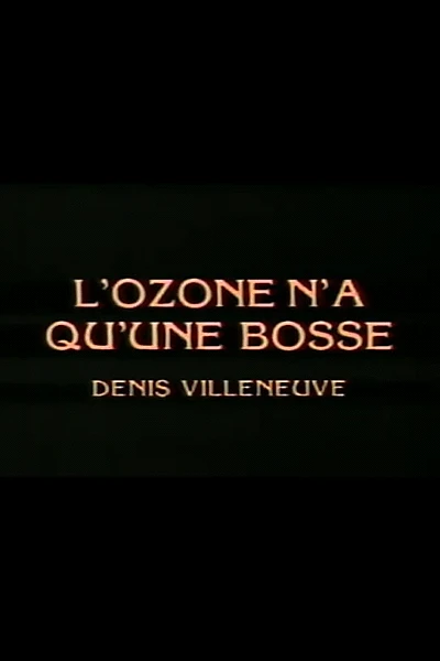 L'ozone n'a qu'une bosse