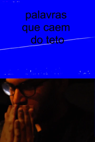 Palavras que caem do teto