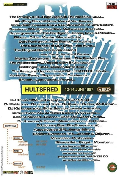 Rammstein: Live at Hultsfred Festival, Sweden 1997