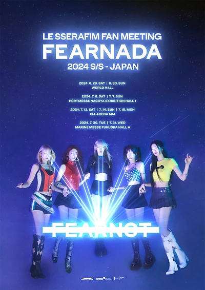 LE SSERAFIM Fan Meeting 'Fearnada' 2024 S/S In Japan