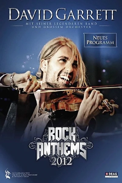 David Garrett - Rock Symphonies - Tourposter - Hannover 2012