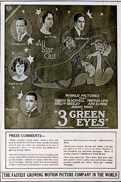 Three Green Eyes