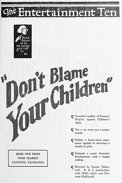 Don't Blame Your Children