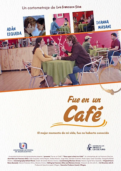 Fue en un café