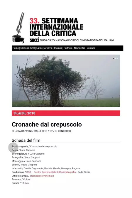 Cronache dal crepuscolo