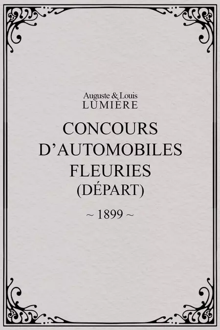 Fête de Paris 1899: Concours d'automobiles fleuries