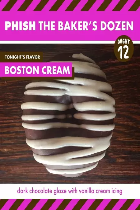Phish The Baker's Dozen Night 12 Boston Creme