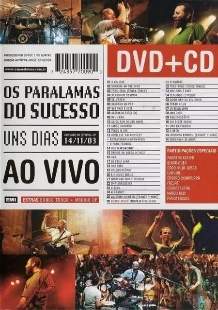 Paralamas do Sucesso - Uns dias Ao Vivo