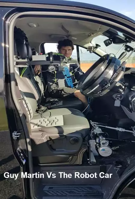 Guy Martin Vs The Robot Car