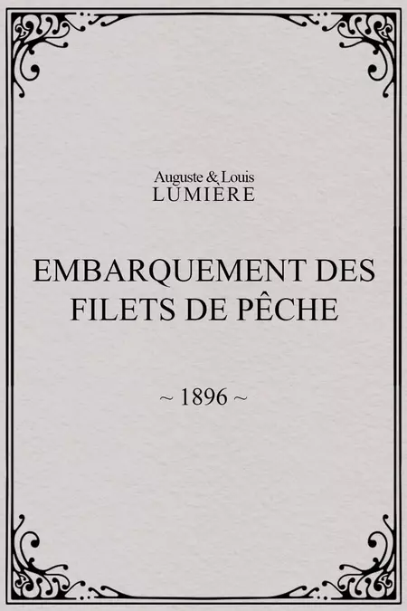 Embarquement des filets de pêche