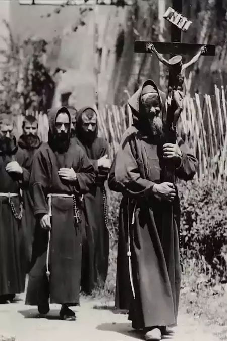 Procession of Capuchin Monks