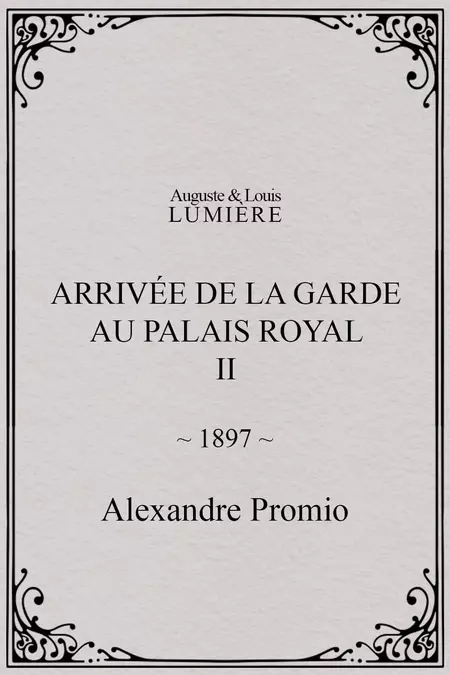 Arrivée de la garde au palais royal, II