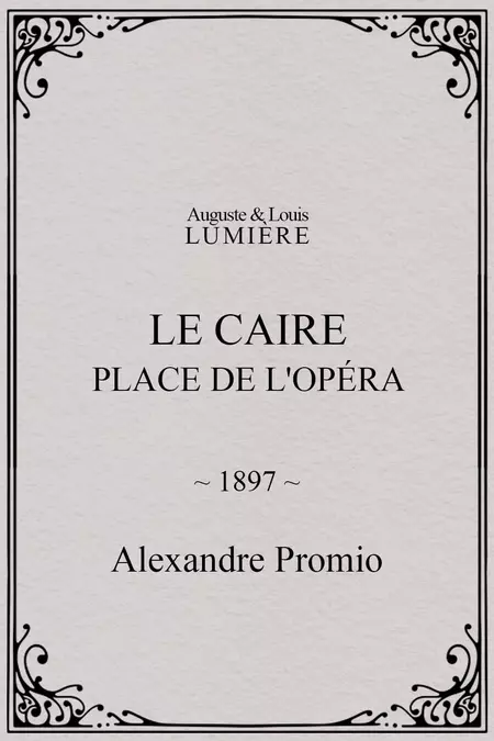 Le Caire : Place de l'Opéra