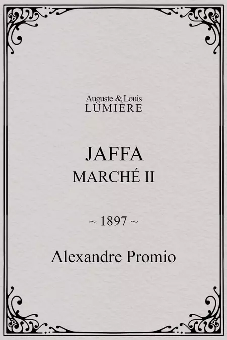 Jaffa : Marché, II