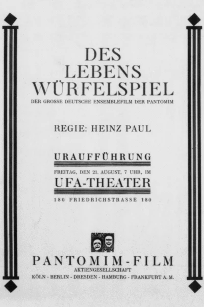 Des Lebens Würfelspiel