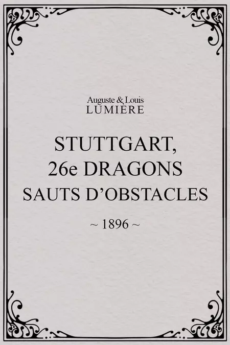 Stuttgart : 26ème dragons. Sauts d’obstacles