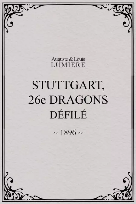 Stuttgart : 26ème dragons. Défilé