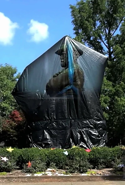 La statue de Robert E. Lee à Charlottesville