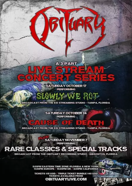 Obituary - Rare Classics & Special Tracks Live Stream