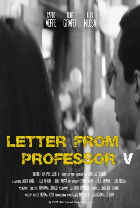 Letter from Professor V