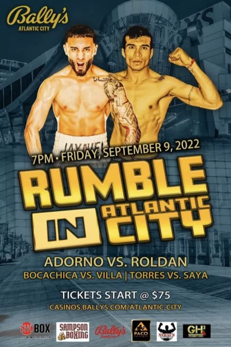 Joseph Adorno vs. Hugo Alberto Roldan