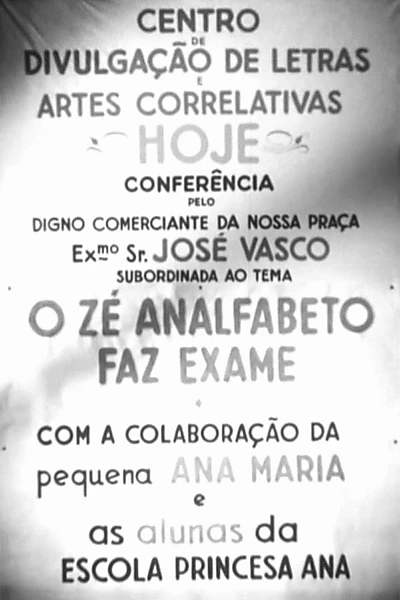 O Zé Analfabeto Faz Exame