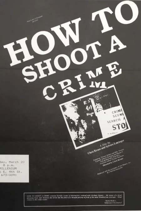 How to Shoot a Crime