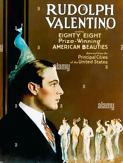 Rudolph Valentino and His 88 American Beauties