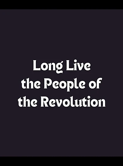 Long Live the People of the Revolution