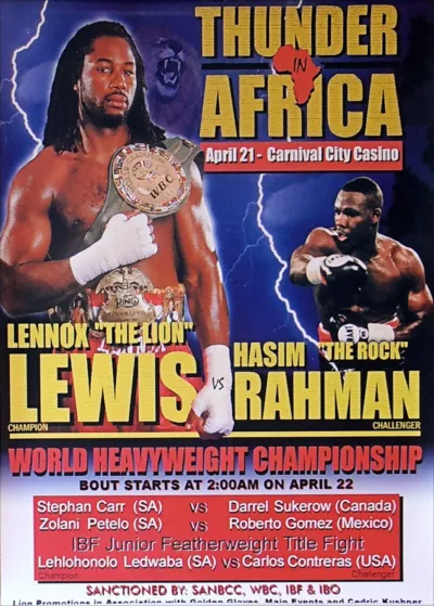 Lennox Lewis vs. Hasim Rahman