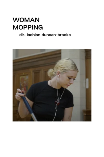 Woman Mopping