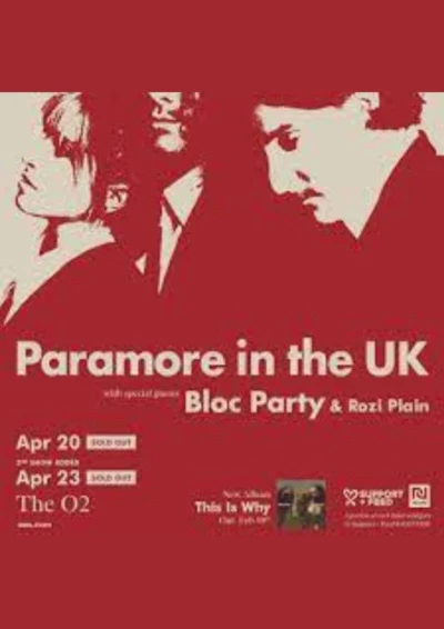 Paramore 2023 - Live In London At The O2 Arena