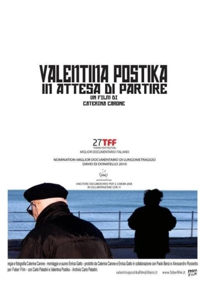 Valentina Postika in attesa di partire