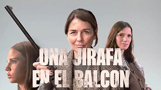 Una jirafa en el balcón