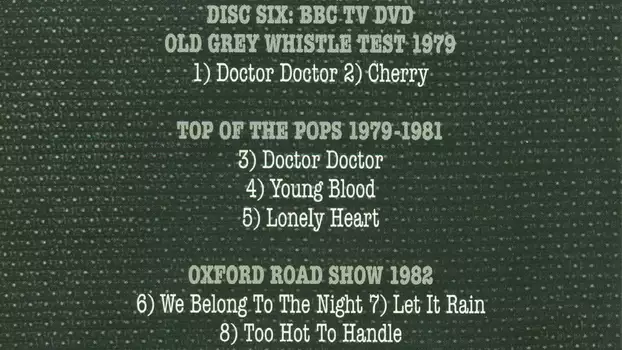 UFO:  Live at The BBC 1974-1985