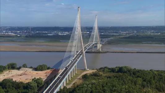 Le Pont de Normandie, un chantier hors norme
