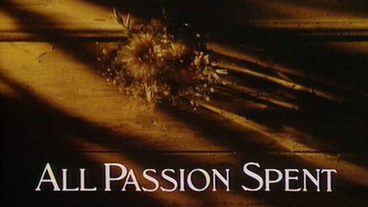 All Passion Spent