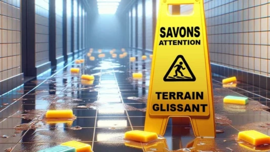 Savons, attention terrain glissant