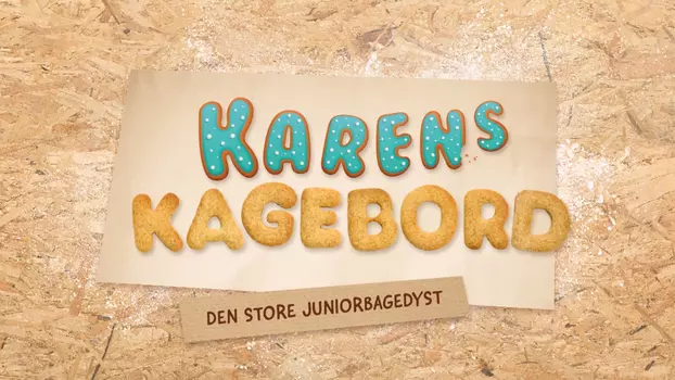 Karens Kagebord det så du ikke i Juniorbagedysten