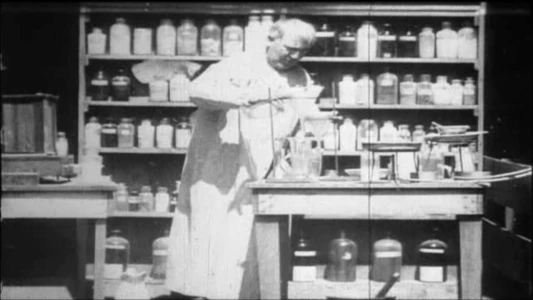 Mr. Edison at Work in His Chemical Laboratory