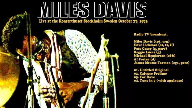 Miles Davis Live in Stockholm 1973