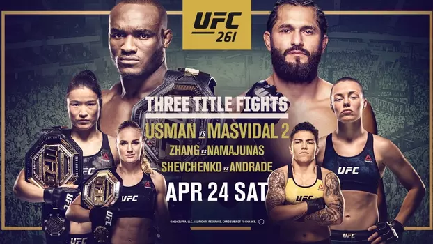 Watch UFC 261: Usman vs. Masvidal 2 Trailer