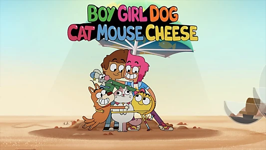 Boy Girl Dog Cat Mouse Cheese