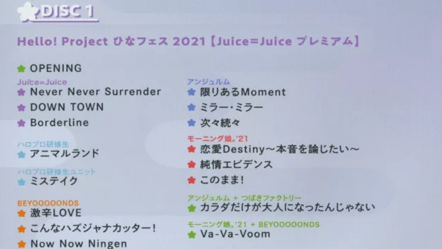 Hello! Project 2021 Hina Fes ~Juice=Juice Premium~