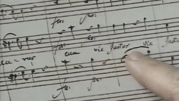 Mozart Requiem mit dem Finger gelesen