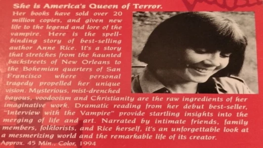 Watch Anne Rice: Birth of the Vampire Trailer